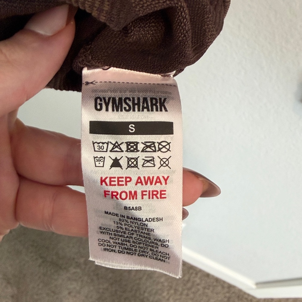 GymShark Brown Camo Leggings - Picture 4 of 4